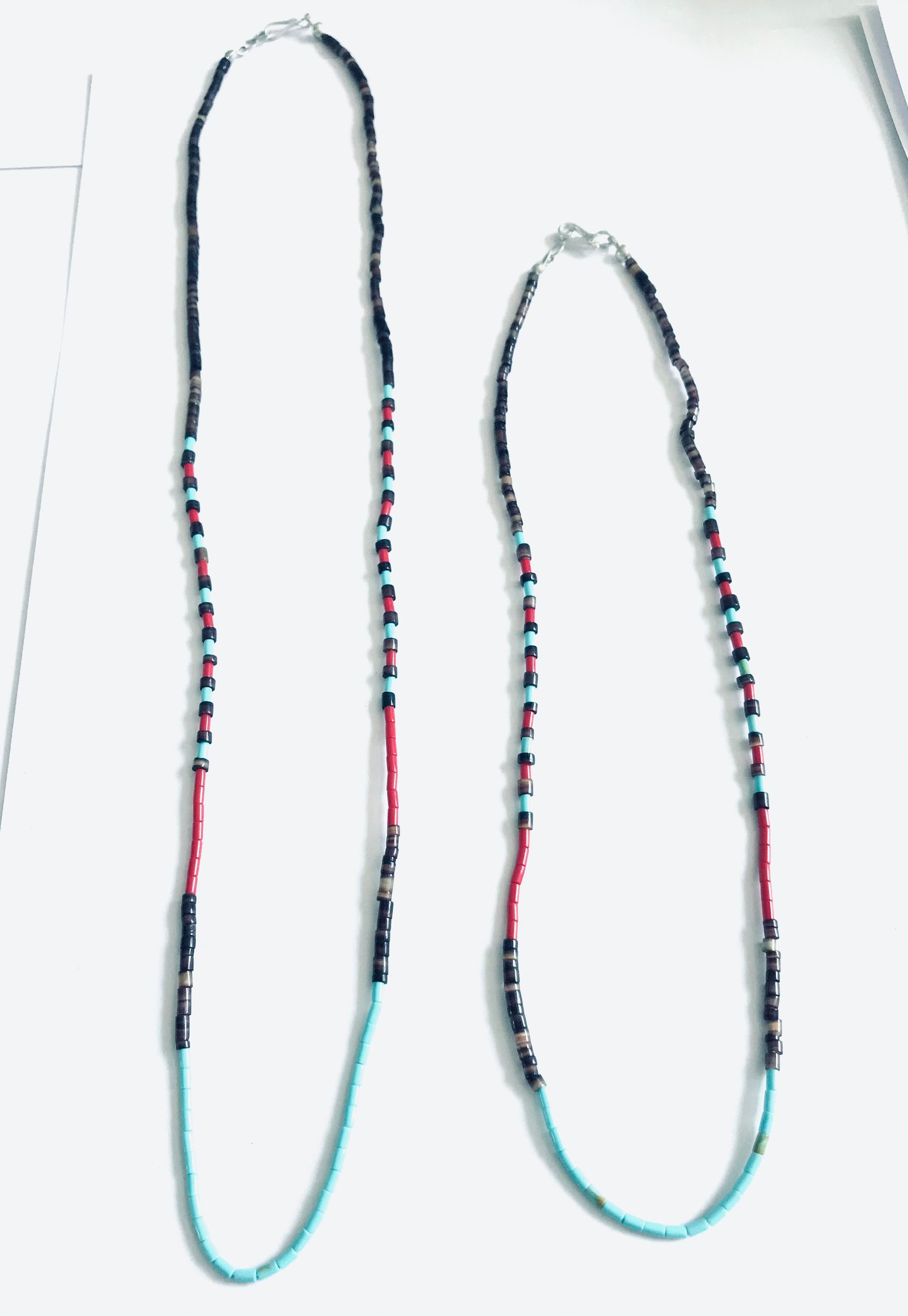 16 inch multi micro stone strand necklace