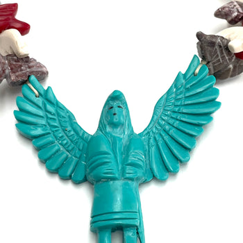 Eagle kachina necklace