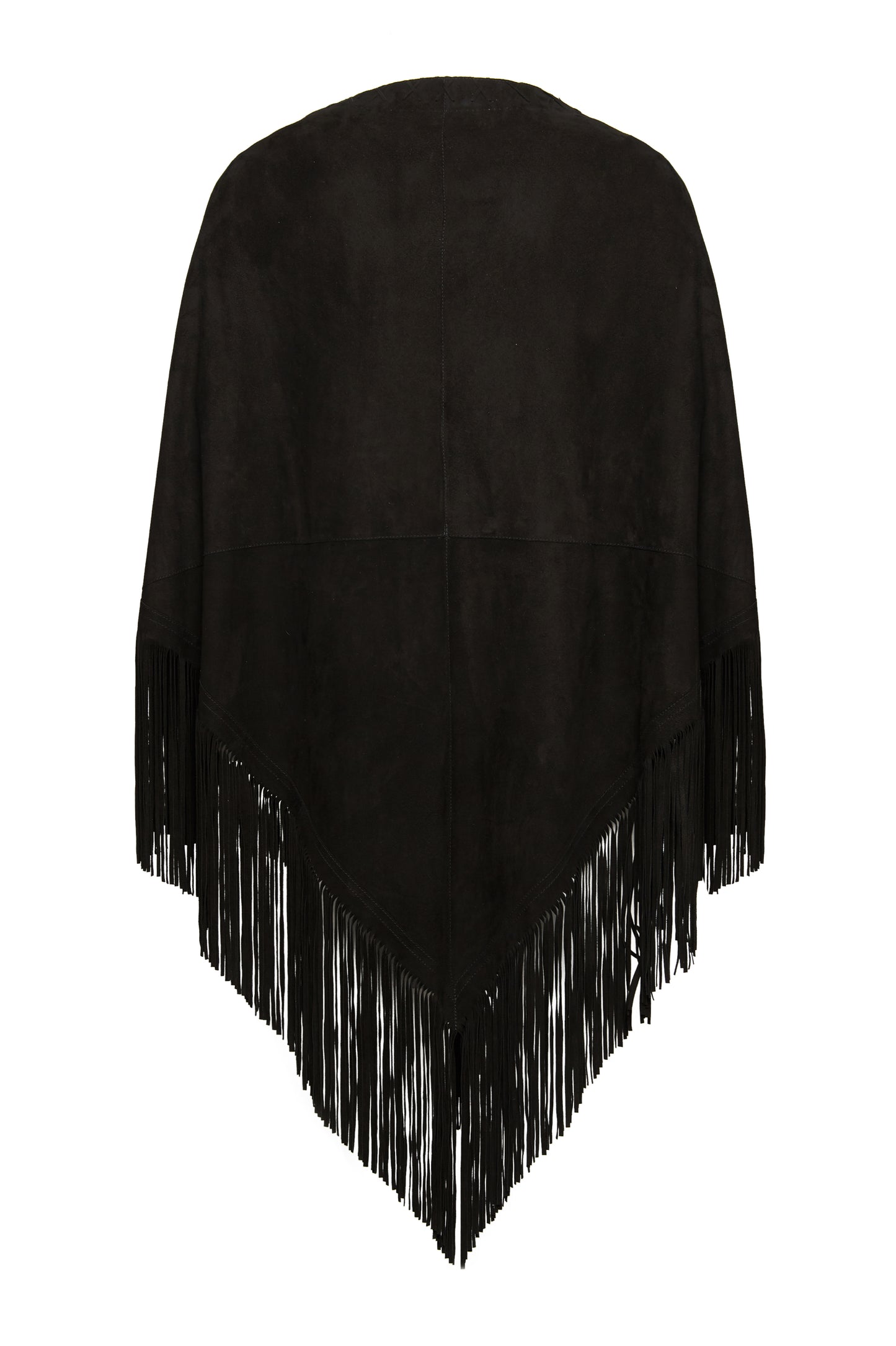 Pre order Jessie Western black suede poncho