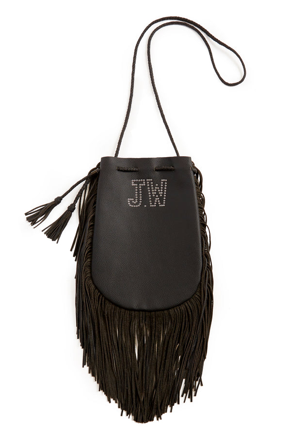 Jessie Western Fringed Buffalo Leather Bag