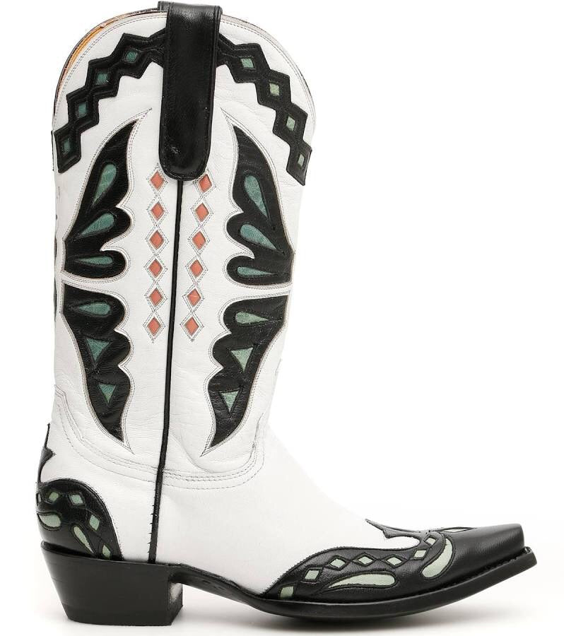 White Butterfly Boots