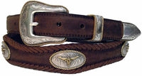 Longhorn concho belt